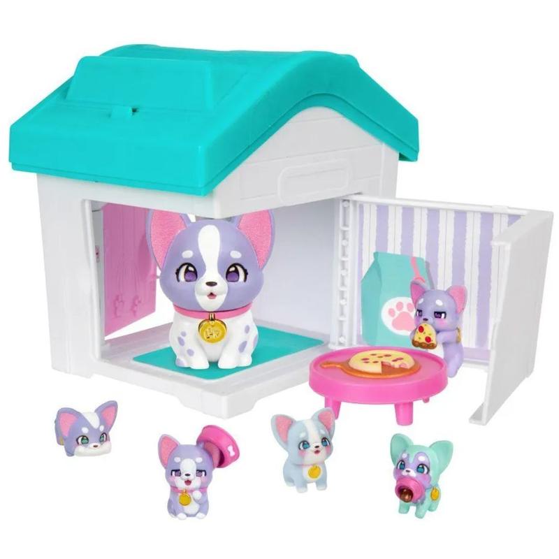 Little Live Pets Mama Surprise Família Husky Casinha - Fun